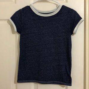 American eagle ringer tee tshirt top royal blue
